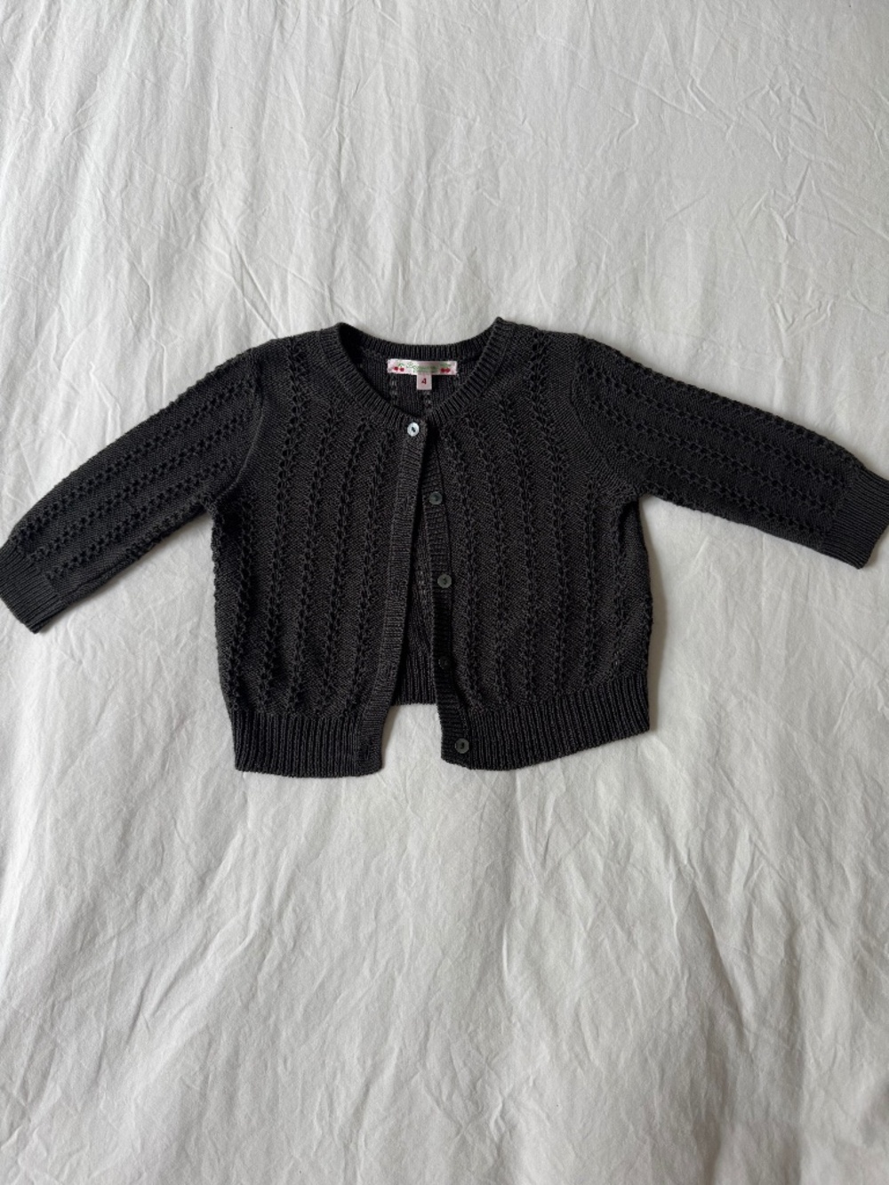 Bonpoint Grey Sweater 4T (runs small)